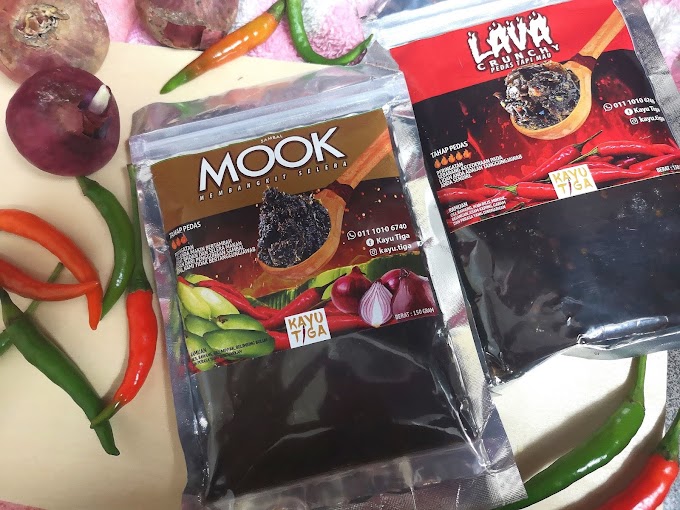 Nikmati Kepedasan dan Kesedapan LAVA Crunchy dan Sambal MOOK dari Kayu Tiga