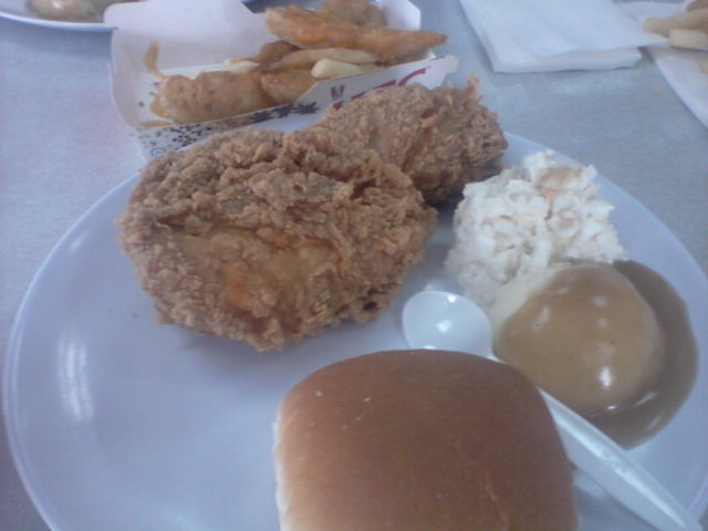 Officemate belanja makan KFC