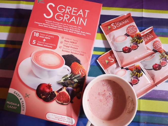 SURYA S GREAT GRAIN MINUMAN MULTI-BIJIRIN BEKALKAN TENAGA DAN RASA KENYANG SEPANJANG HARI