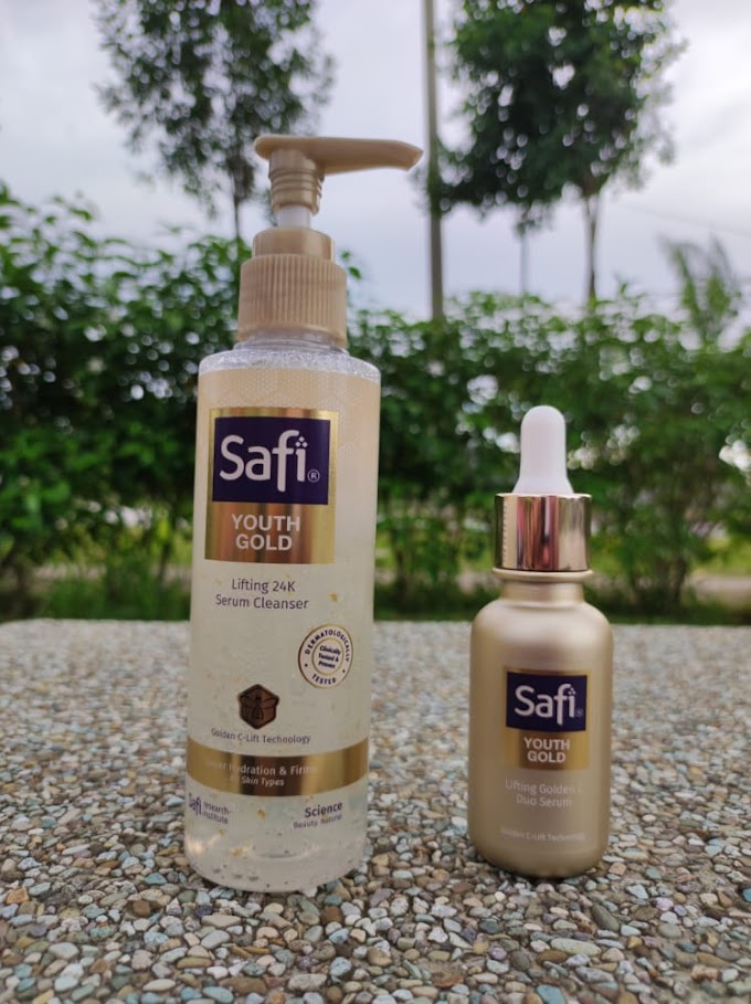 Anjalkan Kulit dan Kurangkan Dagu Berlapis dengan Rangkaian Baharu Antipenuaan dan Menganjal Safi Youth Gold